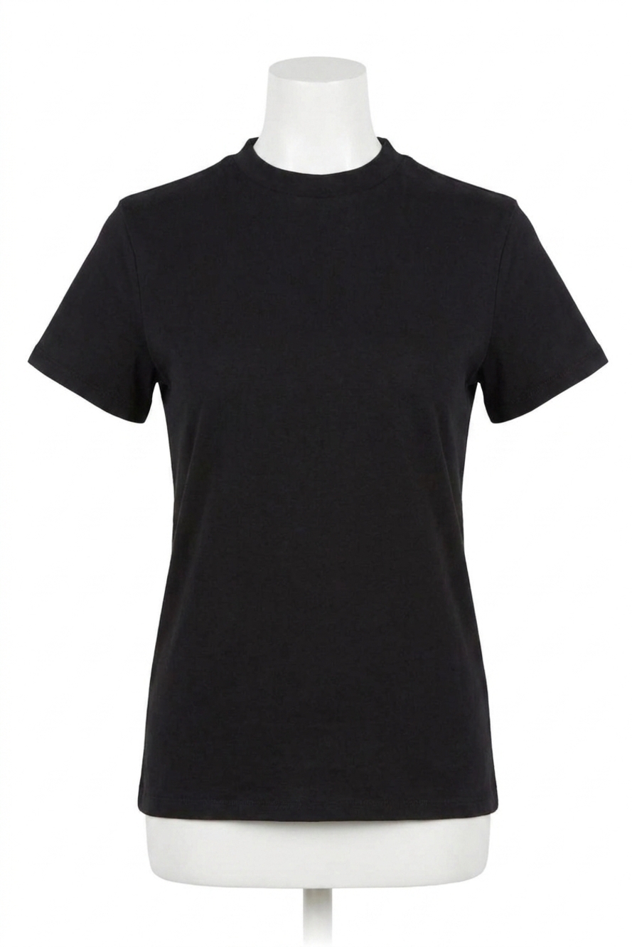 NEW MONROW women's basic top in black